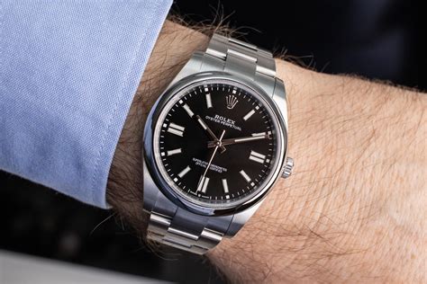 rolex oyster perpetual black.